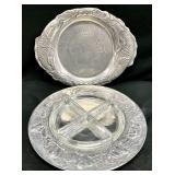 2 Vintage Arthur Court Platters