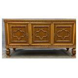 Ornate Antique Oak Credenza