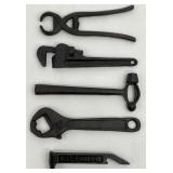 5 Cast Iron Tool Bottle Openers