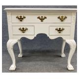 White Painted Ball in Claw Lowboy
