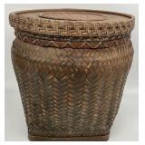 Large Lidded Basket