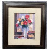 Framed Floral Print