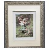 Framed Louis LeMaire Peonies Print