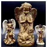 Three Angel Figurines