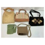 Group of Assorted Woven Purses