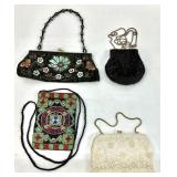 Group of Small Beaded Purses