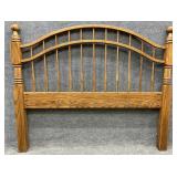 Full Size Oak Headboard