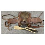 Ornate Western Leather Horse Saddle