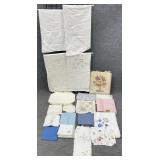 Group of Assorted Linen, Lace, and Placemats