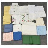 Group of Assorted Table Runners and Assorted Linen