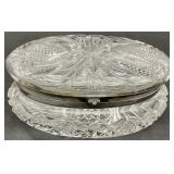 ABP Brilliant Cut Glass Hinged Box