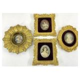 4pc A Cameo Creation Small Wall Art