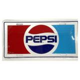 Pepsi Metal License Plate