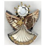 Liztech Signed Angel Brooch