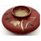 Japanese Maki-e Lacquerware Covered Bowl