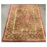 5.8 x 8 Hand Made Oriental Wool Rug