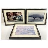 3pc Framed Asian Art & Photographs