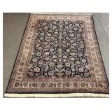 9 x 12 Indo Kashan Handwoven Oriental Rug