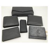 4pc Leather Wallets & Key Holder
