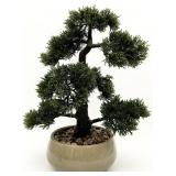 Artificial 17 ' Asian Bonsai Tree, Ceramic Planter