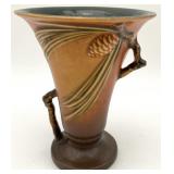 Roseville Pinecone Brown 906-6 ' Flared Vase