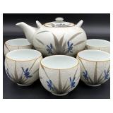 Signed Japanese Porcelain Tea Set