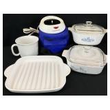 4pc Corning Ware Casserole Dishes & More