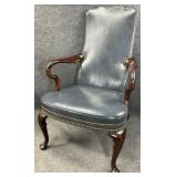 Hickory Chair Queen Anne Armchair