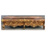 Ornate Italian Low 2 Drawer Chest