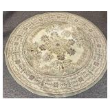 6ft Unique Loom Classic Aubusson Round Rug