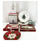 Asst Christmas Dishes & Decor