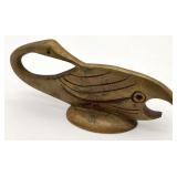 Mid Century Brass Swan / Fish Bottle Opener