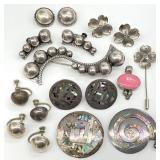 Vintage Sterling Silver Jewelry Group
