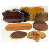 Carved Wood Display Stands & More