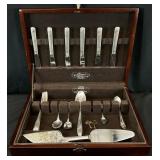 Vintage Silver Plate Flatware in Silver Chest