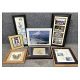 7pc Vintage Asian Wall Art