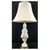 Floral Porcelain Lamp