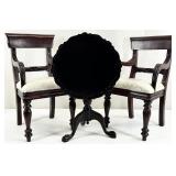 Doll Sized Pie Crust Table & 2 Chairs
