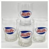 4pc Pepsi Cola Tumbler Glasses