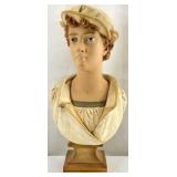 Large 2FT Plaster Bust Sculpture
