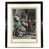 Framed Engraving of Patrick Henry Giving Speech