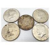 5 - 1968-1969 Kennedy Half Dollar Coins