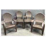 6pc Plastic Outdoor Set