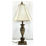 Gold Washed Urn Pedestal Decorator Lamp