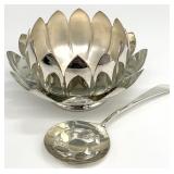 Reed & Barton Silver Plated Lotus Bowl