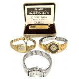 4 Vintage Ladies Watches, Seiko & More