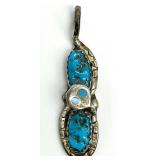 Effie Calavaza Native American Sterling Turquoise