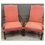 Pair Hickory Chair Lolling Chairs