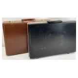 2 Vintage Hard Shell Briefcases