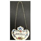 Coalport Bourbon Decanter Label